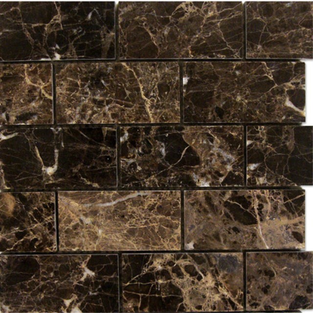 dark emperador marble tiles